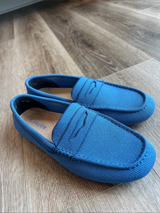 Rothy's Shoes - Rothy's Women's Cobalt Blue Knit Penny Loafers